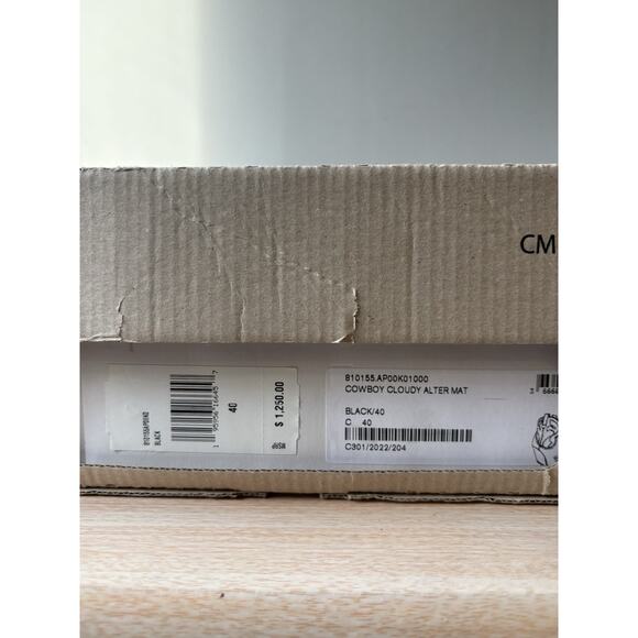 Stella Mccartney Cowboy Boot Women's Black 40 US New In Box Hot! - Picture 12 of 15